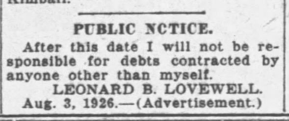 Clipping from The Rock Island Argus